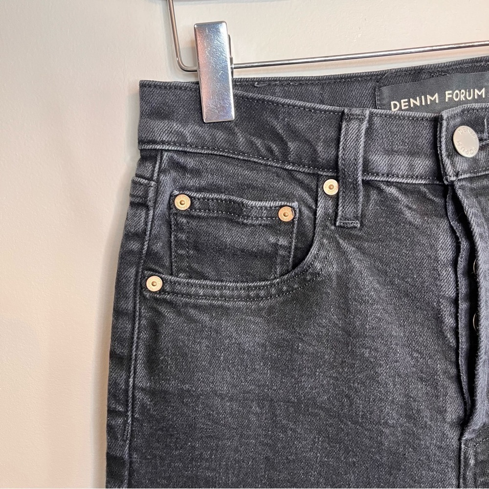 Denim Forum The Yoko High Rise Slim 25 Black - Picture 5 of 10
